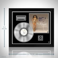 RARE-T Limited Edition Frames Ashanti - The Declaration Platinum LP Limited Signature Edition Studio Licensed Custom Frame 12 RARE-T Limited Edition Frames Ashanti - The Declaration Platinum LP Limited Signature Edition Studio Licensed Custom Frame