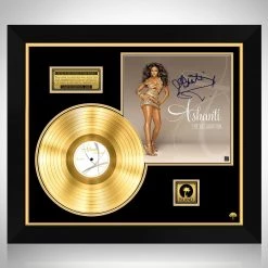 RARE-T Limited Edition Frames Ashanti - The Declaration Gold LP Limited Signature Edition Studio Licensed Custom Frame