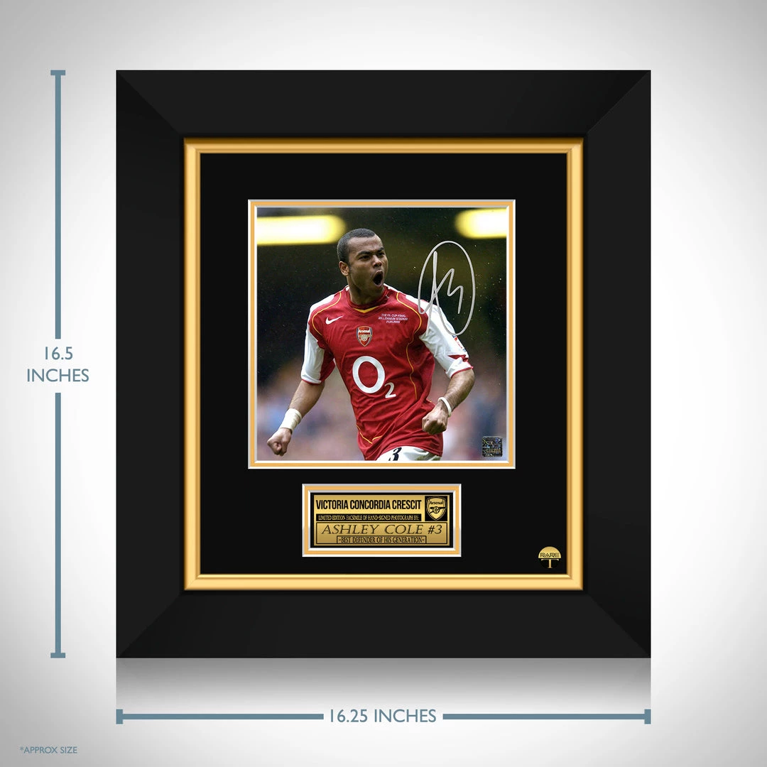 RARE-T Arsenal - Ashley Cole Photo Limited Signature Edition Studio Licensed Custom Frame 3 RARE-T Arsenal - Ashley Cole Photo Limited Signature Edition Studio Licensed Custom Frame
