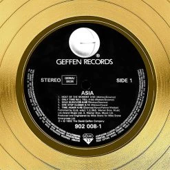 RARE-T Limited Edition Frames Asia - Asia Gold LP Limited Signature Edition Studio Licensed Custom Frame