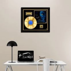 RARE-T NEW Avatar - Original Motion Picture Soundtrack Gold LP Limited Signature Edition Studio Licensed Custom Frame