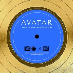 RARE-T NEW Avatar - Original Motion Picture Soundtrack Gold LP Limited Signature Edition Studio Licensed Custom Frame