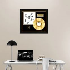 RARE-T Limited Edition Frames Avenged Sevenfold - Self Titled Gold LP Limited Signature Edition Studio Licensed Custom Frame