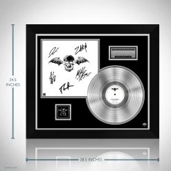 G.R.O. Avenged Sevenfold - Self Titled Platinum LP Limited Signature Edition Studio Licensed Custom Frame