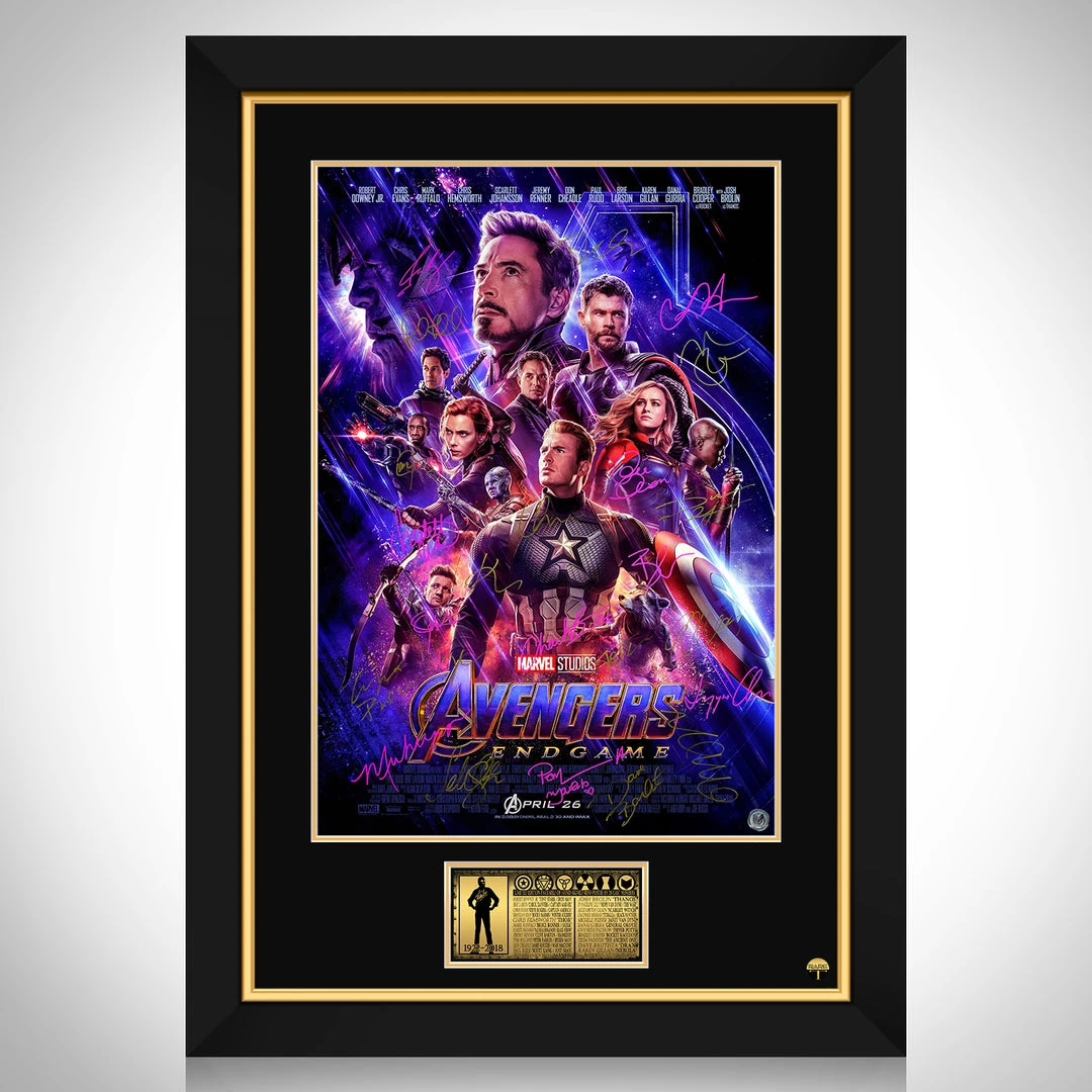RARE-T Limited Edition Frames Avengers Endgame Mini Poster Limited Signature Edition Studio Licensed Custom Frame 1 RARE-T Limited Edition Frames Avengers Endgame Mini Poster Limited Signature Edition Studio Licensed Custom Frame