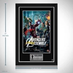 RARE-T The Avengers Movie Mini Poster Limited Signature Edition Studio Licensed Custom Frame