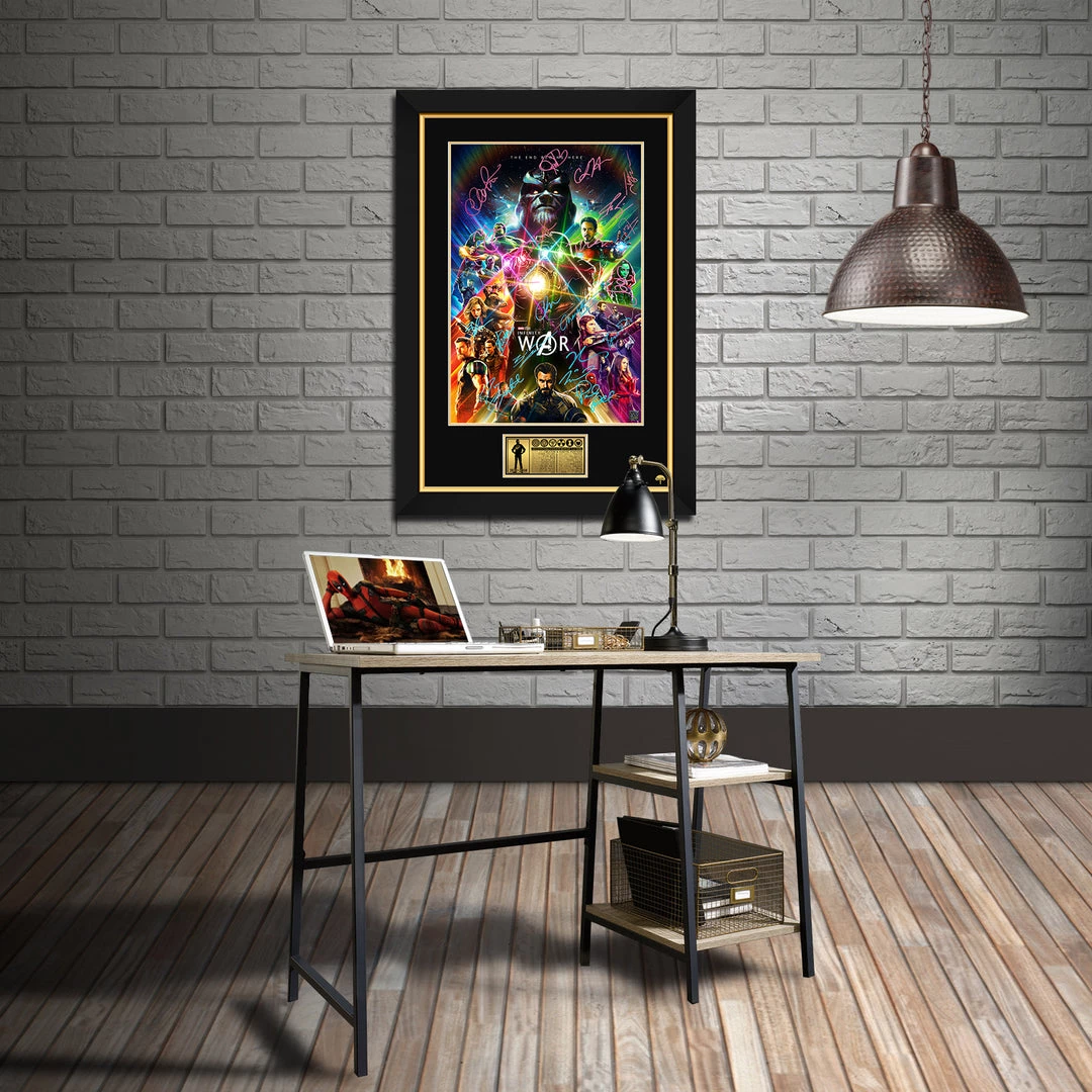 RARE-T Avengers Infinity War Mini Poster Limited Signature Edition Studio Licensed Custom Frame 6 RARE-T Avengers Infinity War Mini Poster Limited Signature Edition Studio Licensed Custom Frame