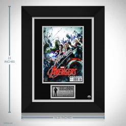 RARE-T Avengers Magazine Photo Limited Signature Edition Studio Licensed Custom Frame