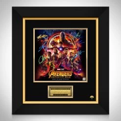 RARE-T Avengers Infinity War Soundtrack LP Cover Limited Signature Edition Studio Licensed Custom Frame