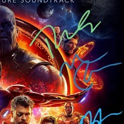 RARE-T Avengers Infinity War Soundtrack LP Cover Limited Signature Edition Studio Licensed Custom Frame