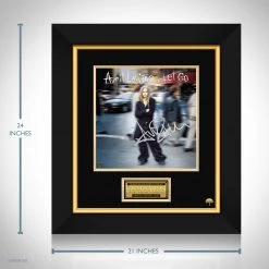 RARE-T Avril Lavigne - Let Go LP Cover Limited Signature Edition Studio Licensed Custom Frame Limited Edition Frames