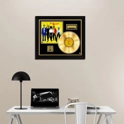 RARE-T The B-52's Gold LP Limited Signature Edition Studio Licensed Custom Frame Limited Edition Frames