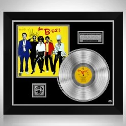 RARE-T The B-52's Platinum LP Limited Signature Edition Studio Licensed Custom Frame Limited Edition Frames