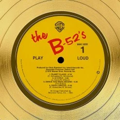 RARE-T The B-52's Gold LP Limited Signature Edition Studio Licensed Custom Frame Limited Edition Frames