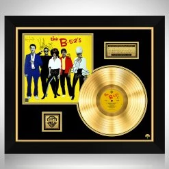 RARE-T The B-52's Gold LP Limited Signature Edition Studio Licensed Custom Frame Limited Edition Frames