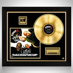 RARE-T Onyx - Bacdafucup Gold LP Limited Signature Edition Studio Licensed Custom Frame