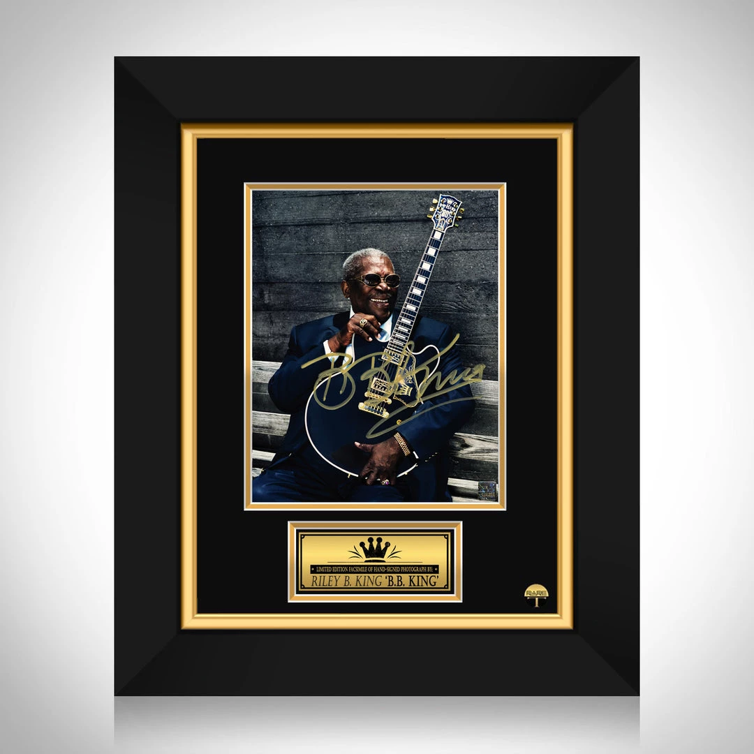 RARE-T B.B. King Photo Limited Signature Edition Studio Licensed Custom Frame Limited Edition Frames 1 RARE-T B.B. King Photo Limited Signature Edition Studio Licensed Custom Frame Limited Edition Frames