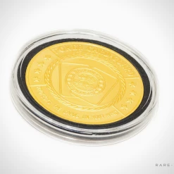 Game Room 24K Gold Plated 'Tournament Winner-Poker Chip Card Guard'