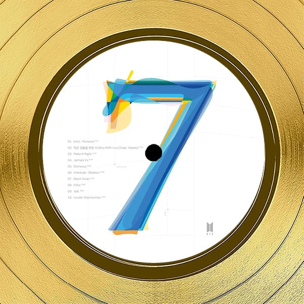 RARE-T BTS - Map Of The Soul: 7 Gold LP Limited Signature Edition Studio Licensed Custom Frame Limited Edition Frames 8 RARE-T BTS - Map Of The Soul: 7 Gold LP Limited Signature Edition Studio Licensed Custom Frame Limited Edition Frames