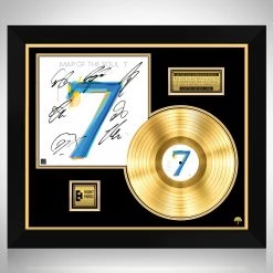 RARE-T BTS - Map Of The Soul: 7 Gold LP Limited Signature Edition Studio Licensed Custom Frame Limited Edition Frames