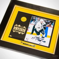 G.R.O. Mario Lemieux - Signature Edition Rare-T Exclusive Limited Edition Custom Frame Sports Memorabilia