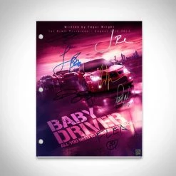 RARE-T Baby Driver Script Limited Signature Edition Studio Licensed Custom Frame