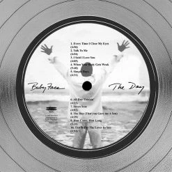 RARE-T Limited Edition Frames Babyface - The Day Platinum LP Limited Signature Edition Studio Licensed Custom Frame