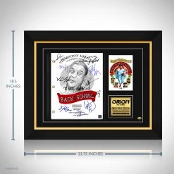 RARE-T Limited Edition Frames Back To School (1986) Script Limited Signature Edition Studio Licensed Custom Frame