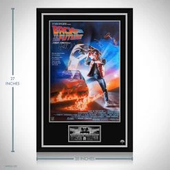 RARE-T Back To The Future Mini Poster Limited Signature Edition Studio Licensed Custom Frame