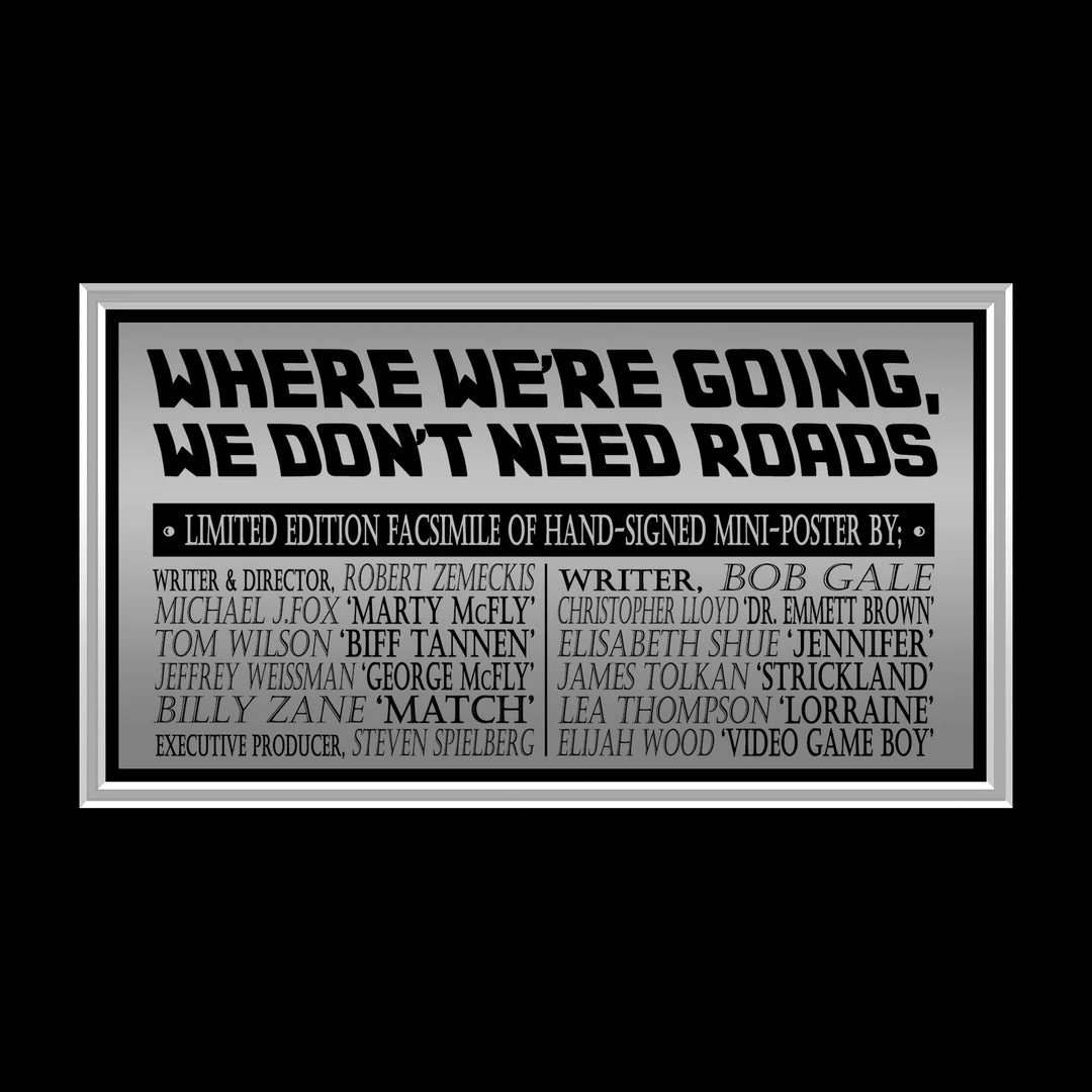 RARE-T Back To The Future 2 Mini Poster Limited Signature Edition Studio Licensed Custom Frame Limited Edition Frames 6 RARE-T Back To The Future 2 Mini Poster Limited Signature Edition Studio Licensed Custom Frame Limited Edition Frames