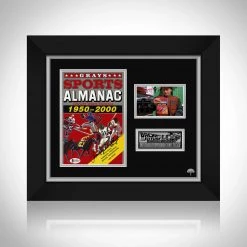 PPC Back To The Future- Beckett Witness Certified Hand-Signed Sports Almanac By Christopher Lloyd Custom Frame