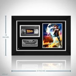 RARE-T Limited Edition Frames Back To The Future Photo & VHS Limited Signature Edition Studio Licensed Custom Frame