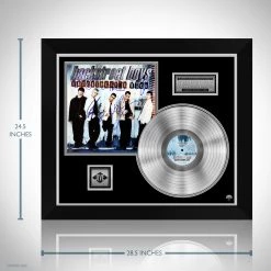RARE-T Backstreet Boys - Backstreet Back Platinum LP Limited Signature Edition Studio Licensed Custom Frame