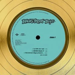 RARE-T Limited Edition Frames Backstreet Boys - Self Titled Gold LP Limited Signature Edition Studio Licensed Custom Frame