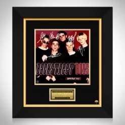 RARE-T Backstreet Boys - Self Titled LP Cover Limited Signature Edition Studio Licensed Custom Frame