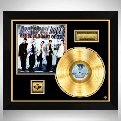 RARE-T Backstreet Boys - Backstreet Back Gold LP Limited Signature Edition Studio Licensed Custom Frame Limited Edition Frames