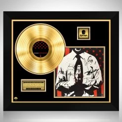 RARE-T Bad Religion - The Empire Strikes First Gold LP Limited Signature Edition Studio Licensed Custom Frame
