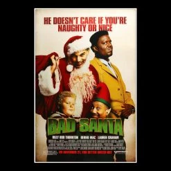 RARE-T Bad Santa Script Limited Signature Edition Studio Licensed Custom Frame