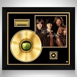 RARE-T Badfinger - Straight Up Gold LP Limited Signature Edition Studio Licensed Custom Frame