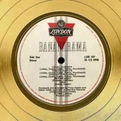 RARE-T Bananarama - Self-titled Gold LP Limited Signature Edition Studio Licensed Custom Frame Limited Edition Frames