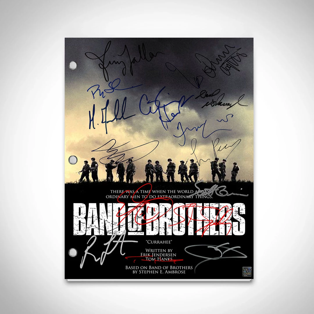 RARE-T Band Of Brothers Transcript Limited Signature Edition Studio Licensed Custom Frame Limited Edition Frames 2 RARE-T Band Of Brothers Transcript Limited Signature Edition Studio Licensed Custom Frame Limited Edition Frames