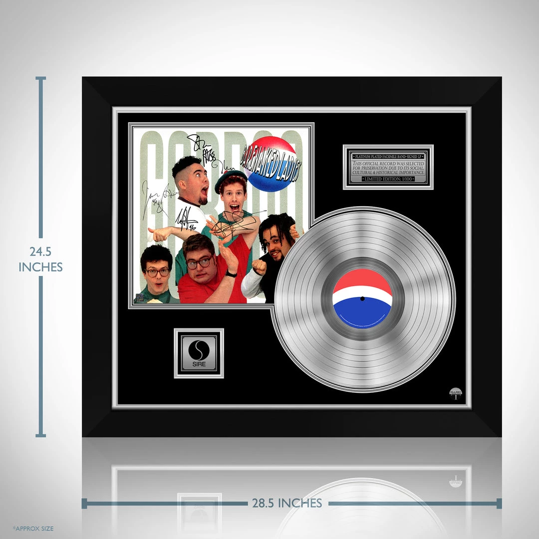 RARE-T Barenaked Ladies - Gordon Platinum LP Limited Signature Edition Studio Licensed Custom Frame Limited Edition Frames 3 RARE-T Barenaked Ladies - Gordon Platinum LP Limited Signature Edition Studio Licensed Custom Frame Limited Edition Frames