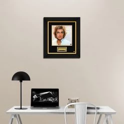 RARE-T Barry Manilow - Greatest Hits LP Cover Limited Signature Edition Studio Licensed Custom Frame