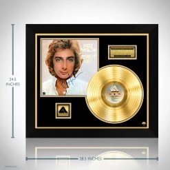 RARE-T Barry Manilow - Greatest Hits Gold LP Limited Signature Edition Studio Licensed Custom Frame 12 RARE-T Barry Manilow - Greatest Hits Gold LP Limited Signature Edition Studio Licensed Custom Frame