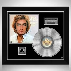RARE-T Limited Edition Frames Barry Manilow - Greatest Hits Platinum LP Limited Signature Edition Studio Licensed Custom Frame