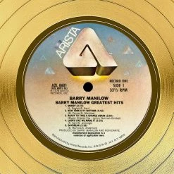 RARE-T Barry Manilow - Greatest Hits Gold LP Limited Signature Edition Studio Licensed Custom Frame 14 RARE-T Barry Manilow - Greatest Hits Gold LP Limited Signature Edition Studio Licensed Custom Frame