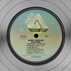 RARE-T Barry Manilow - Even Now Platinum LP Limited Signature Edition Studio Licensed Custom Frame Limited Edition Frames