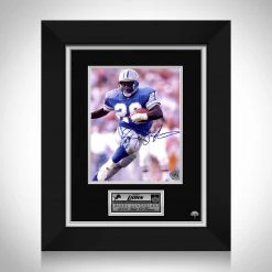 RARE-T Detroit Lions - Barry Sanders Photo Limited Signature Edition Studio Licensed Custom Frame