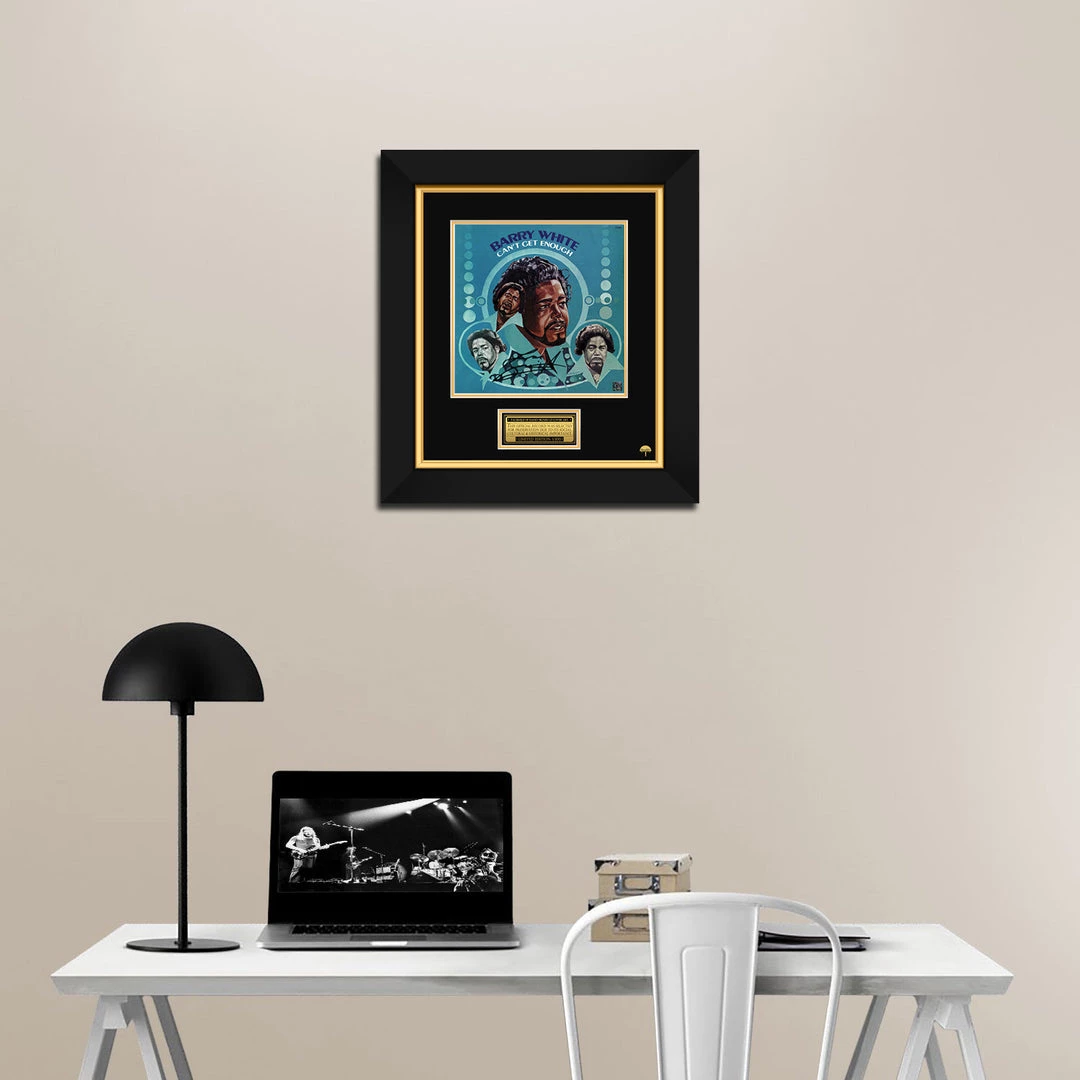 RARE-T Limited Edition Frames Barry White - Can't Get Enough LP Cover Limited Signature Edition Studio Licensed Custom Frame 2 RARE-T Limited Edition Frames Barry White - Can't Get Enough LP Cover Limited Signature Edition Studio Licensed Custom Frame
