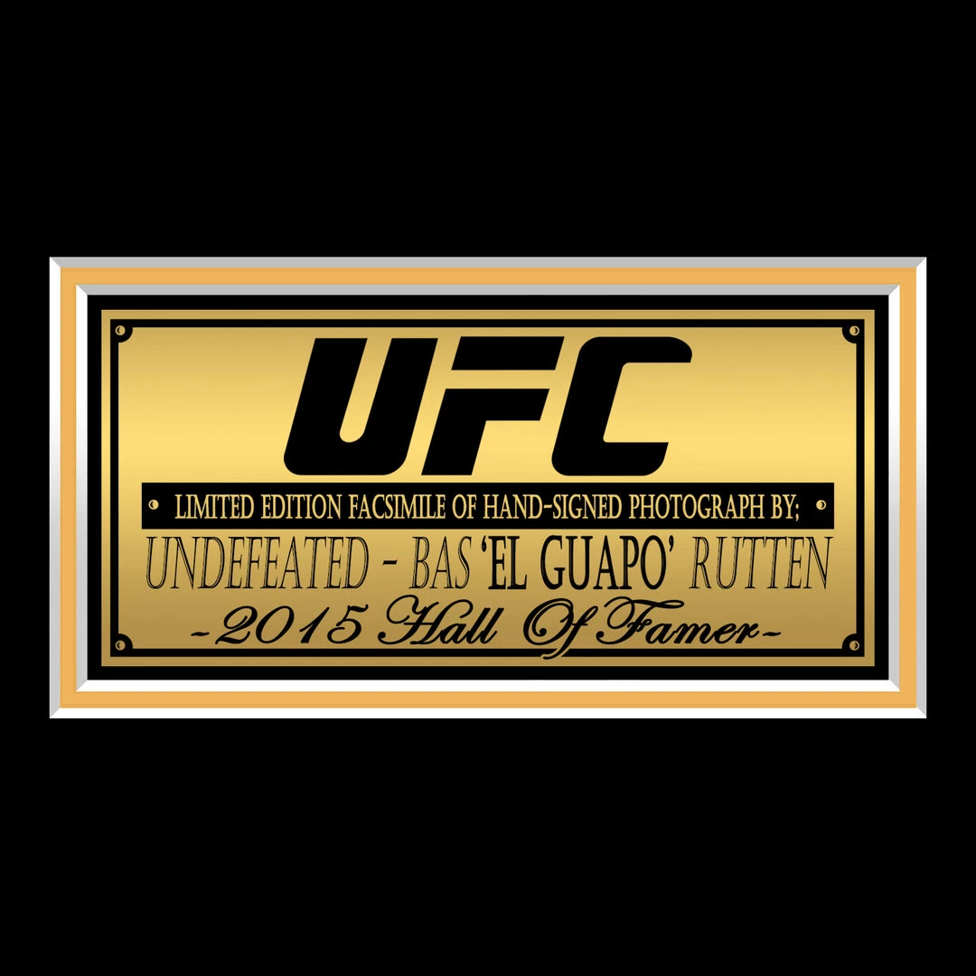 RARE-T Bas Rutten Photo Limited Signature Edition Studio Licensed Custom Frame 5 RARE-T Bas Rutten Photo Limited Signature Edition Studio Licensed Custom Frame